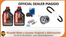 KIT TAGLIANDO PIAGGIO BEVERLY 500 TUTTO ORIGINALE OLIO MOTUL 5W40