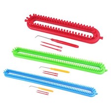 Telaio per sciarpe all'uncinetto, strumento per maglieria artigianale