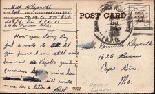 1951 APO 86 Cartolina Ryukyus