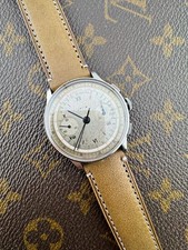 Vetta Chronographe Calibre Valjoux 23 Dual Tone Dial Rare Acier Case