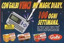 Pubblicità Advertising Werbung CON GALBI VINCI MY MAGIC DIARY CASIO 1994