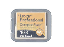 Lexar Professional Compact Flash 1GB 80x con Custodia Scheda di memoria