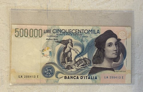 500000 lire raffaello - lire,