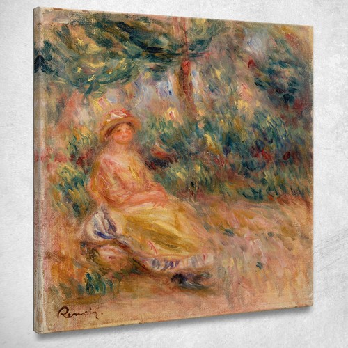 Donna rosa giallo in - e,