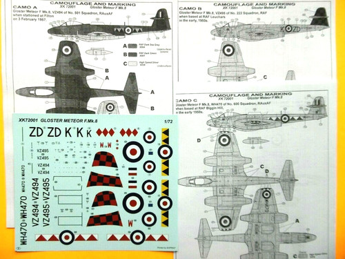 Decalcomanie 72 gloster - decalcomanie,