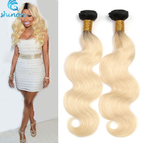 Ombre blonde body wave fasci - body,