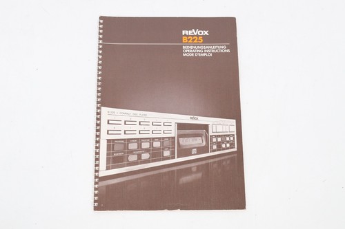 Revox 225 manuale di - -,