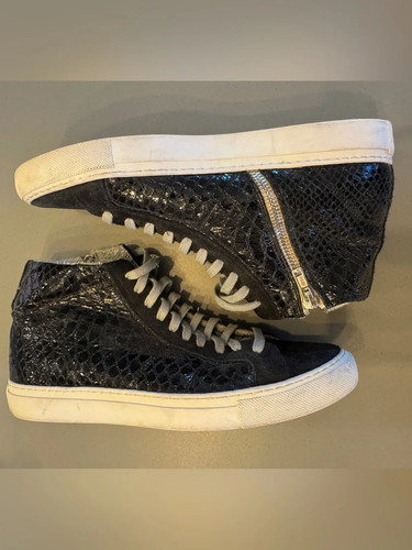 Sneaker alta p448 croc - p448, nera