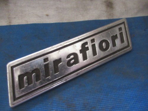 Fiat 131 mirafiori scritta - fiat,