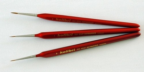 Set pennelli martora - martora, rossa