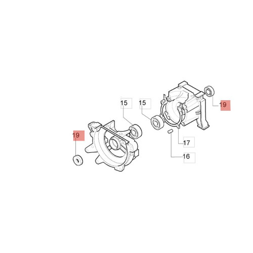 Efco paraolio motore anello - anello, di