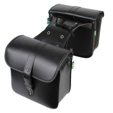 Coppia Borse Moto Viaggio Pelle PU