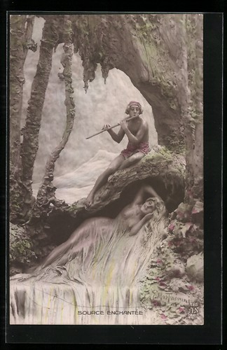 Cartolina artista domenico - cartolina,