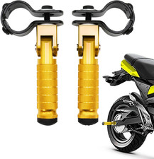 Pedane Moto, Poggiapiedi Posteriore Moto, Universali Pedane Passeggero per Moto,