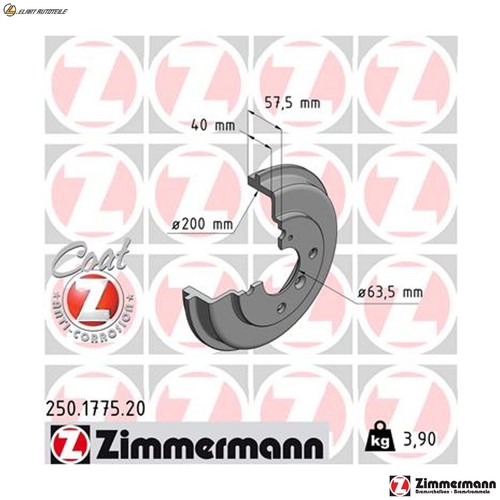 Tamburo freno 250 - 2x,