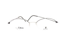 Montatura per occhiali da vista donna RED ROSE argento titanio italy anni 90