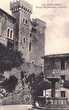 # COLLALTO SABINO: PIAZZA DEL MUNICIPIO E CASTELLO