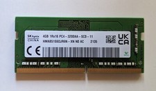 Hynix HMA851S6DJR6N-XN 4GB DDR4 3200MHz Non-Ecc Sodimm RAM Memoria