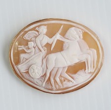 Raro Grande Antico 14k Oro