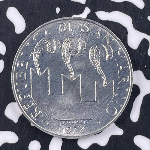 Lotto lire san marino 1972 - lotto, 10