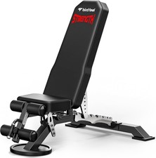 Panca pieghevole con manubri