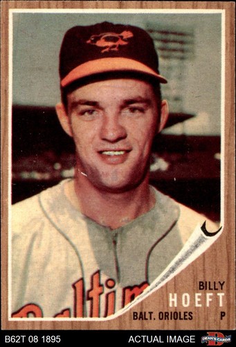 1962 topps 134 billy - 1962,