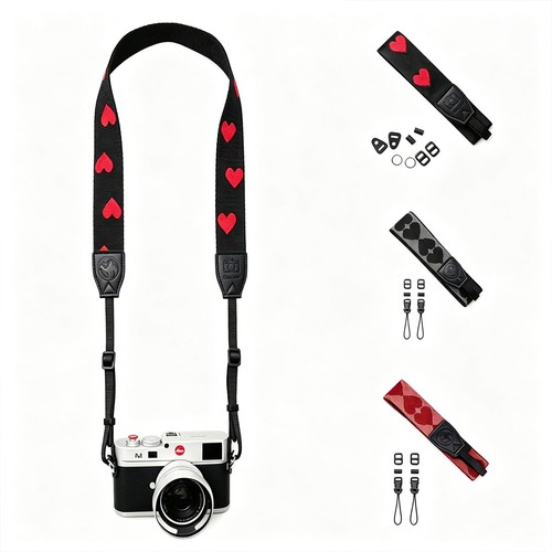 Tracolla per fotocamera cuore