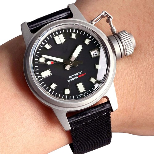 200m diver 36mm sapphire - 36mm, glass