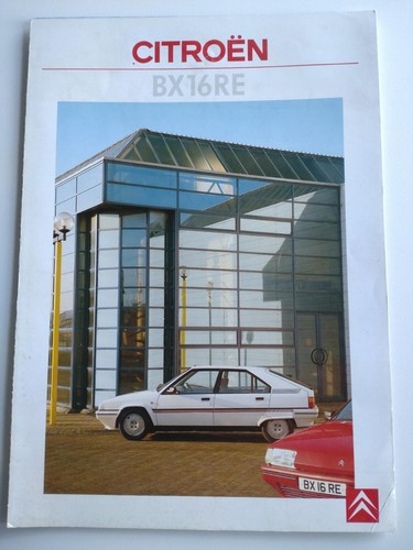Brochure mercato citroen - brochure, bx