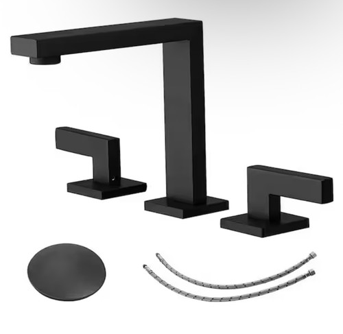 Rubinetto lavabo bagno doppio