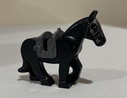 Lego cavallo nero rosso - cavallo,