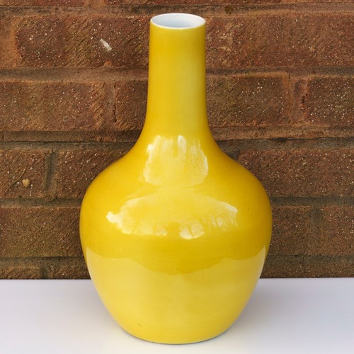Vaso monocromatico giallo uovo