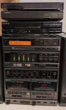 SONY BOOMBOX FH-110W + PS-Q3 + CDP-S27 STEREO COMPATTO ANNI 80 CINGHIE NUOVE