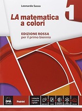 matematica a colori rossa 1 +eb matematica it e ip sasso 8849419074