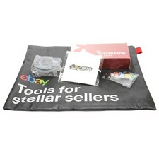 eBay Open 2023 Swag Tools per venditori stellari borsa con cerniera e varie Contenuto