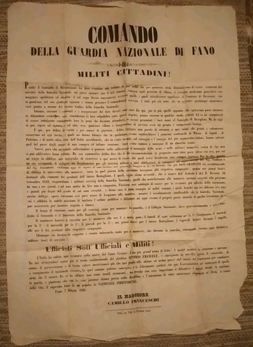 Fano comando della - della, guardia
