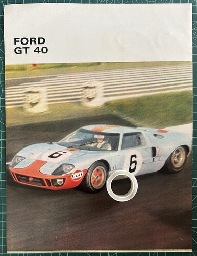 Rara pubblicità ford - rara, gt