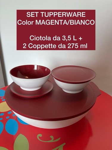 Set ciotole allegra tupperware - set,