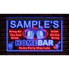 Home Bar Beer Personalized
