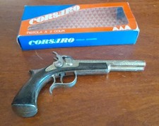 Pistola giocattolo a 2 colpi MAM CORSARO con scatola (anni 70)  