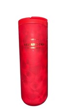 Bicchiere bottiglia Starbucks 2025 Holiday Red Prism acciaio inox 16 oz