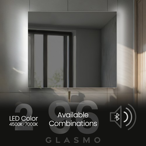 Specchio bagno illuminato - , con