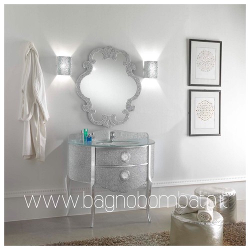Mobile bagno bombato - bombato, in