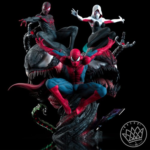 Diorama spiderverse scala - scala, 1/6