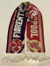 Calcio Sciarpa commemorativa vittoria Ultras Viola Fiorentina - Liverpool 2-0