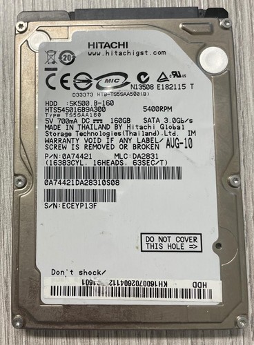 Hard disk hitachi - hitachi, 160gb