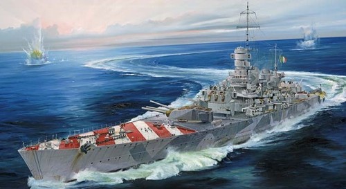 Trumpeter 700 nave da - 1/700,