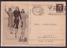 CARTOLINA PUBBLICITARIA - Impermeabili Pirelli - (7410)