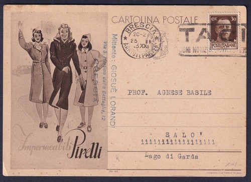 Cartolina pubblicitaria - cartolina,