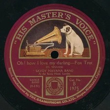 Schellack EX 1925 His Master's